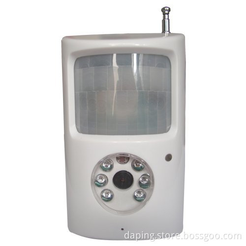 Mini PIR Detection SD Card DVR Camera W/ Security Wireless GSM SMS Alarm System